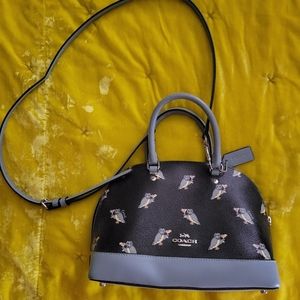 Coach Satchel - Small - Owl Print